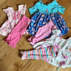 Eleanor Rose Kids Matching Sets - kittens, sloth and ballet slipper print. Bundl